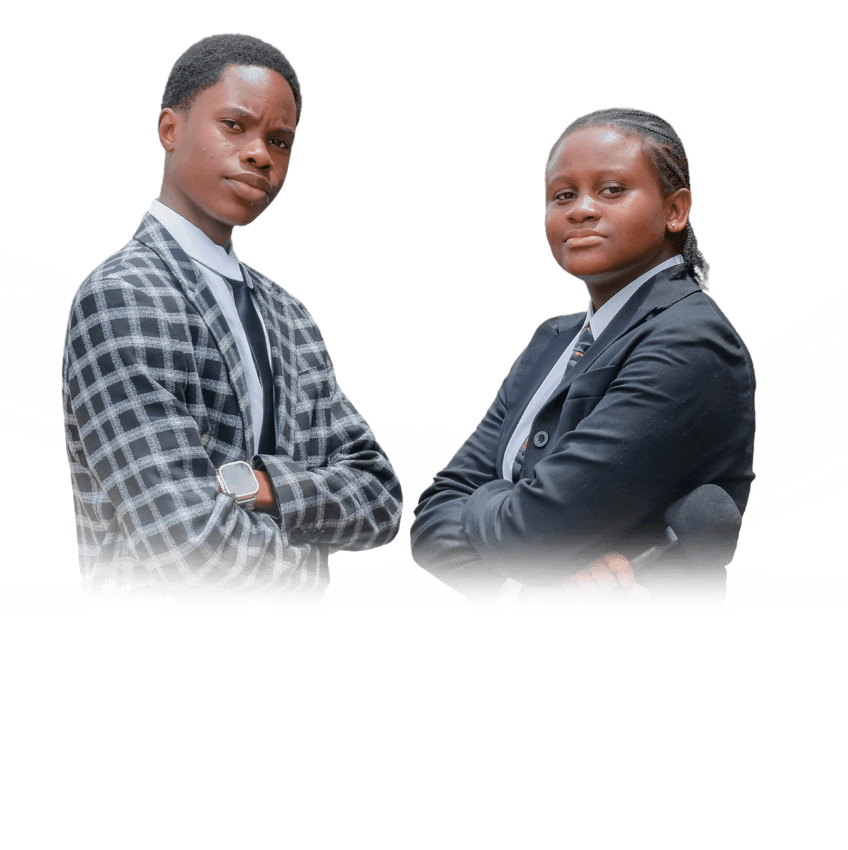 Two members of the fellowship standing together